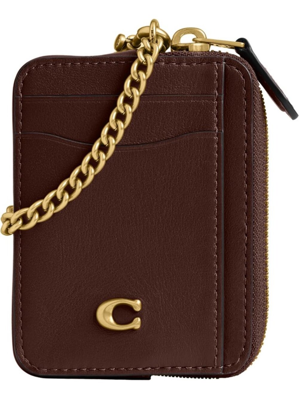 Stylish Women's Essential Chain Card Case - Compact Wallet for Everyday Use